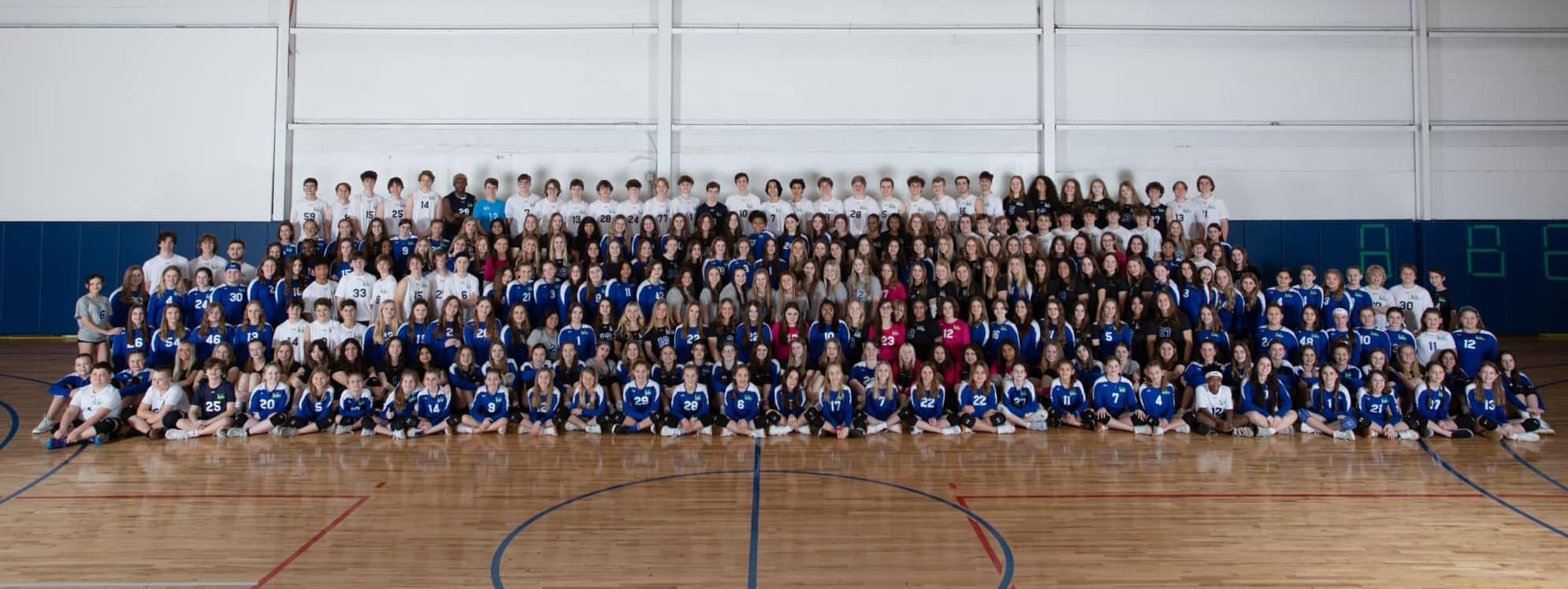OCVA Summer Volleyball Camp athletes training in Orange County