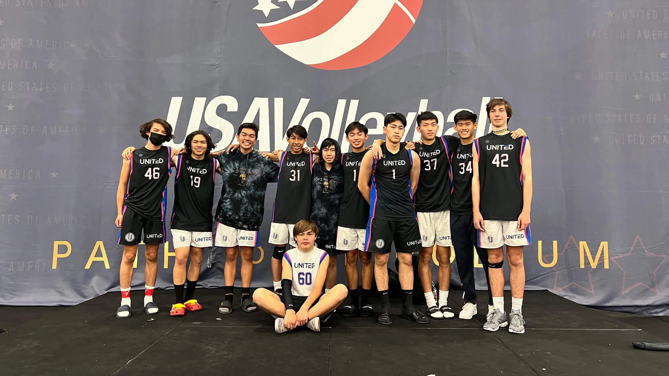 United OC team at USA Volleyball Nationals